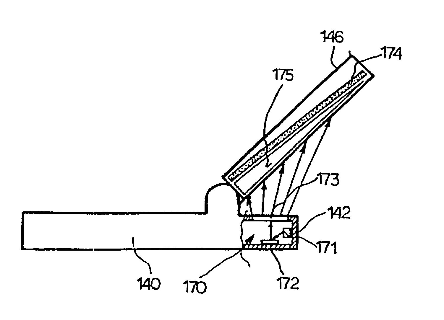 Portable terminal device having a display unit utilizing a holographic screen