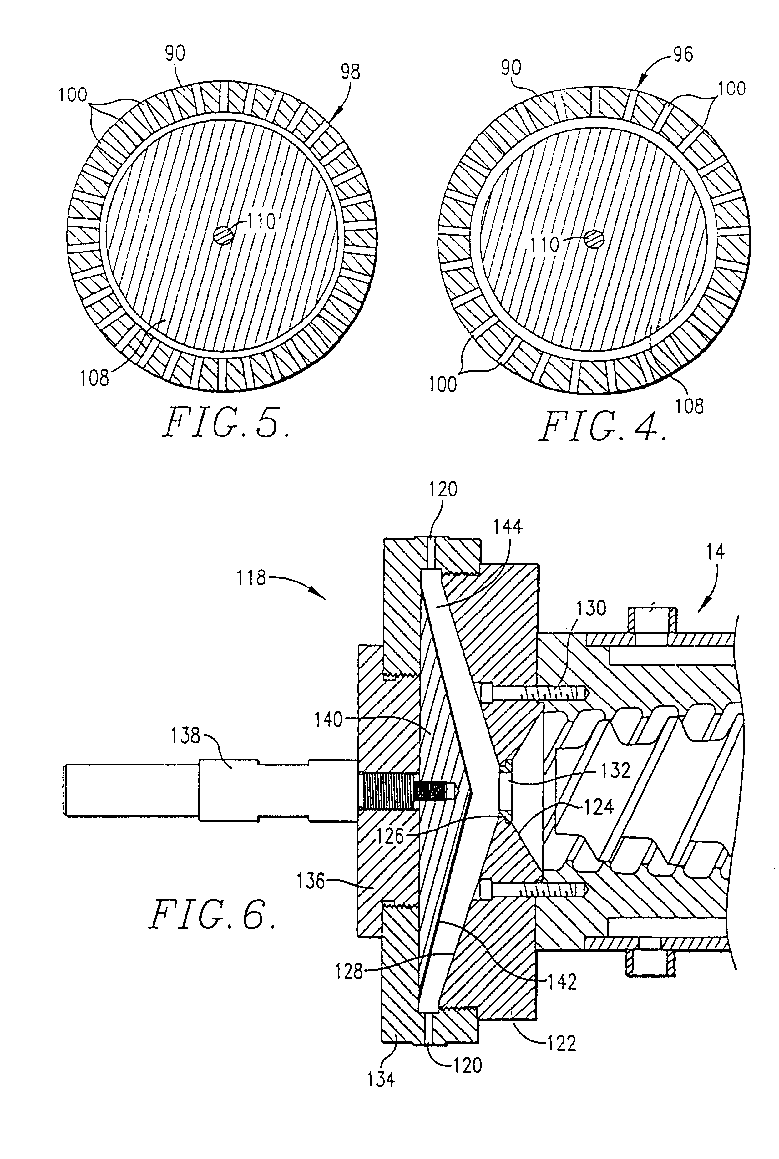 Short length tapered extrusion cooking apparatus having peripheral die