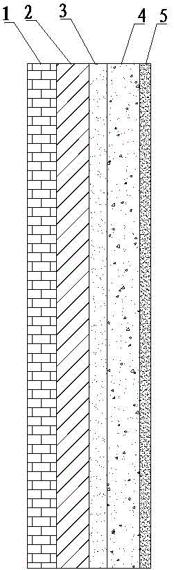A kind of artistic flexible face brick and its construction method