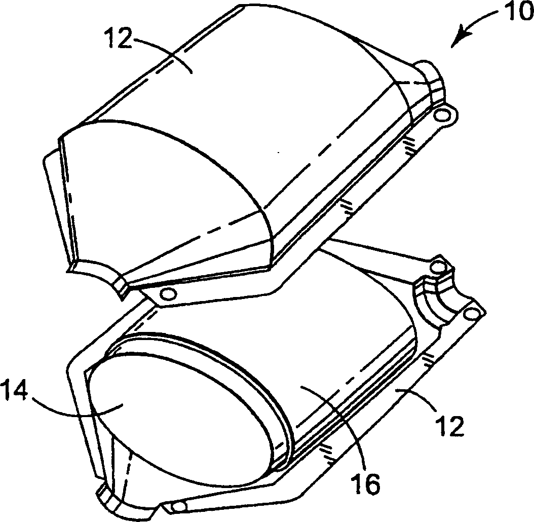 High temperature mat for a polltion control device