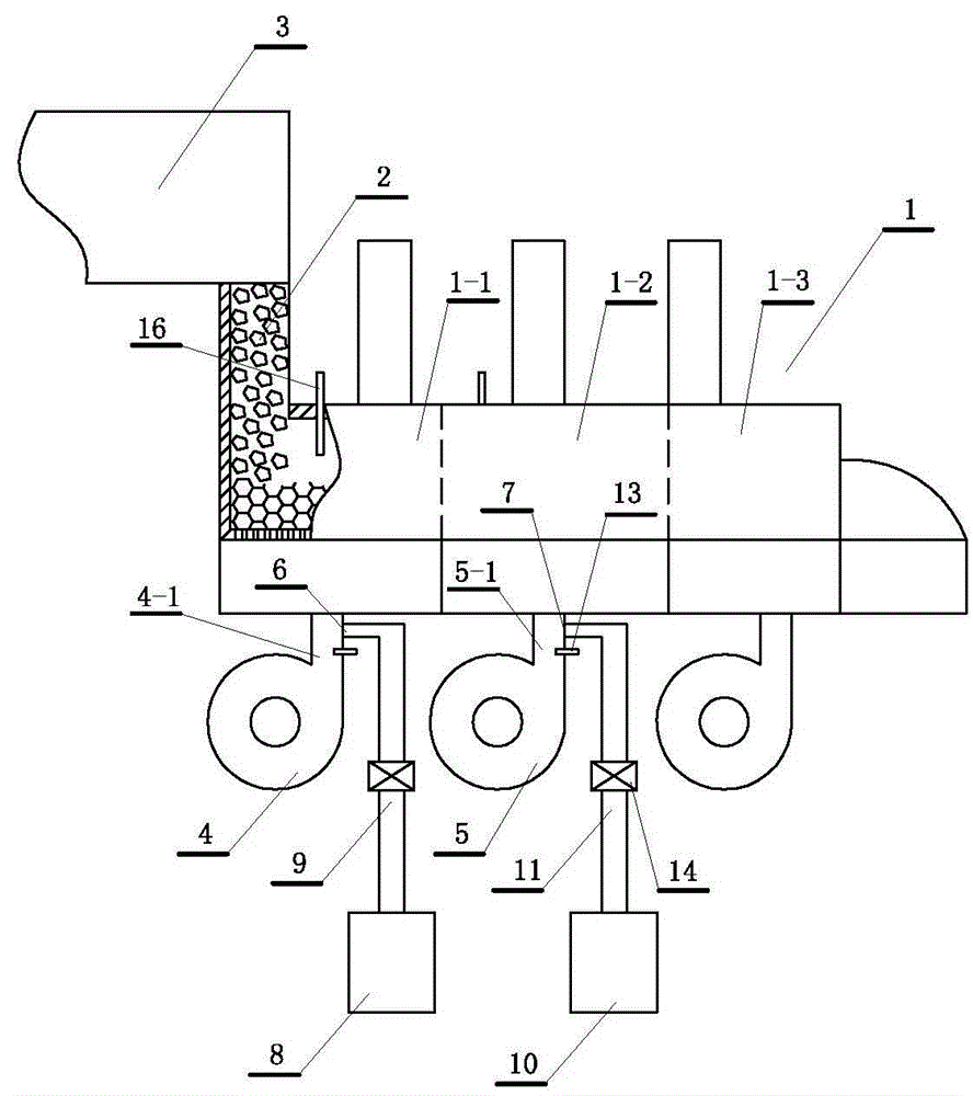 Device and method for cooling clinker by using liquid oxygen and liquid nitrogen in a cement kiln