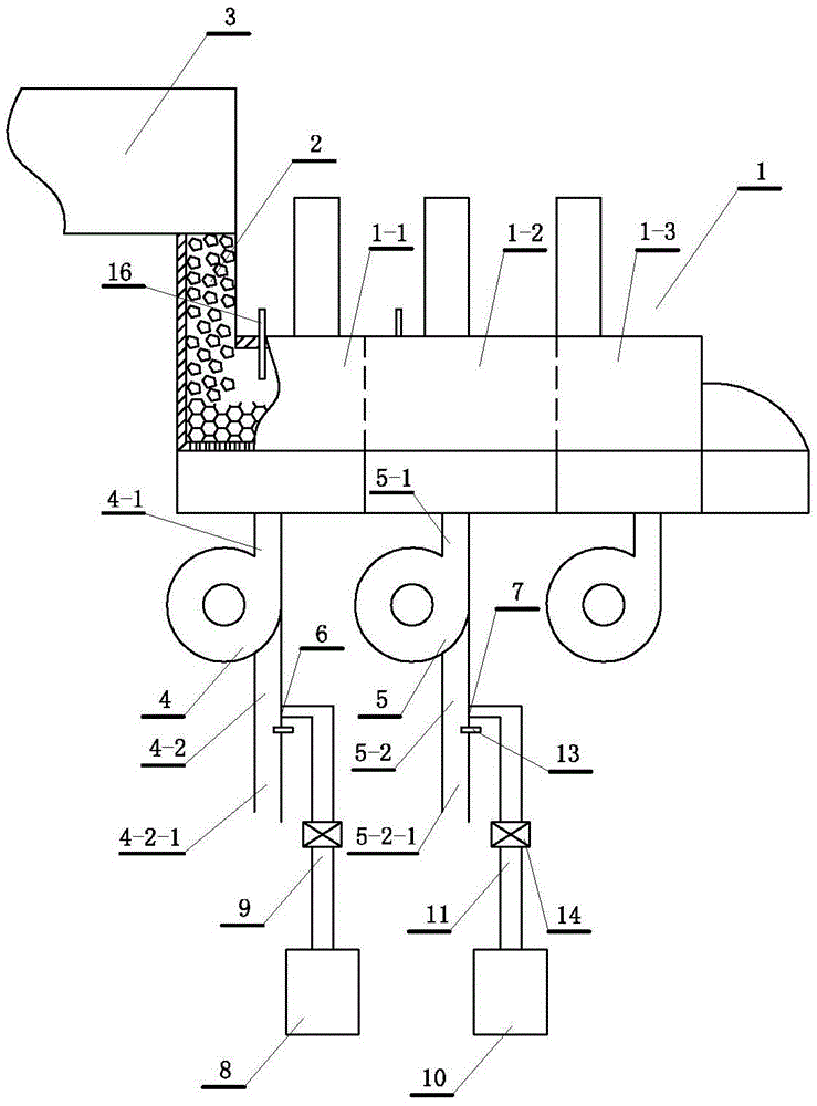 Device and method for cooling clinker by using liquid oxygen and liquid nitrogen in a cement kiln