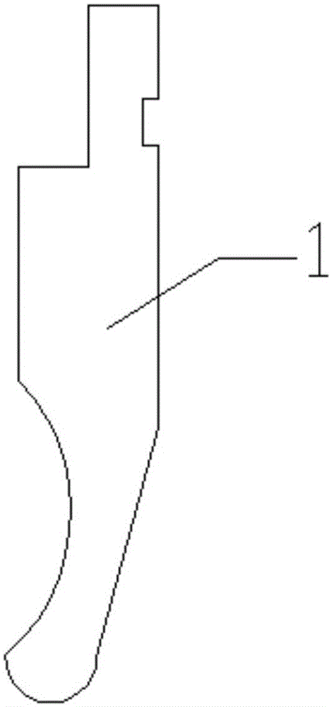 Method for machining middle die body of bending machine die for round workpieces