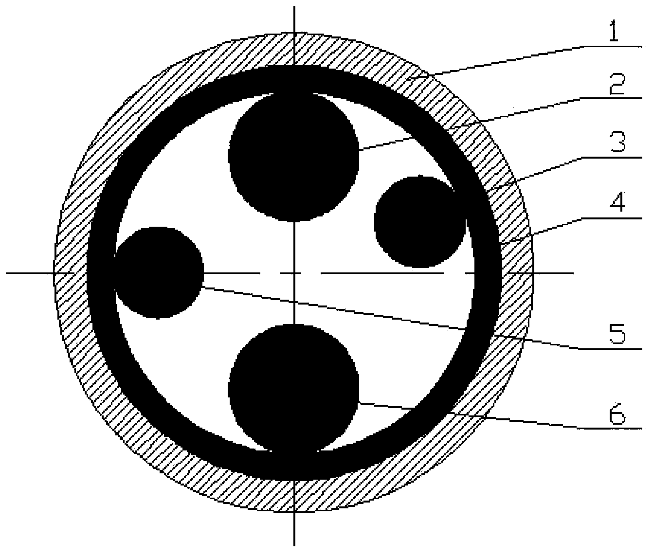 Extrusion coating device for internal corrosion prevention of pipeline and coating method thereof