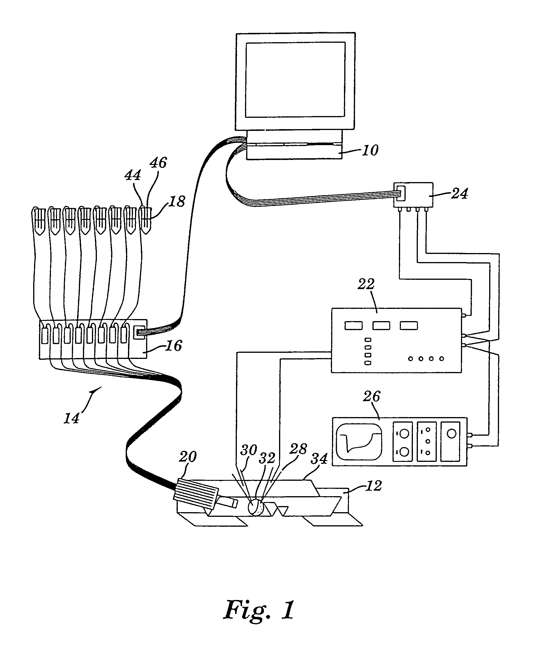 Apparatus for detecting and recording cellular responses