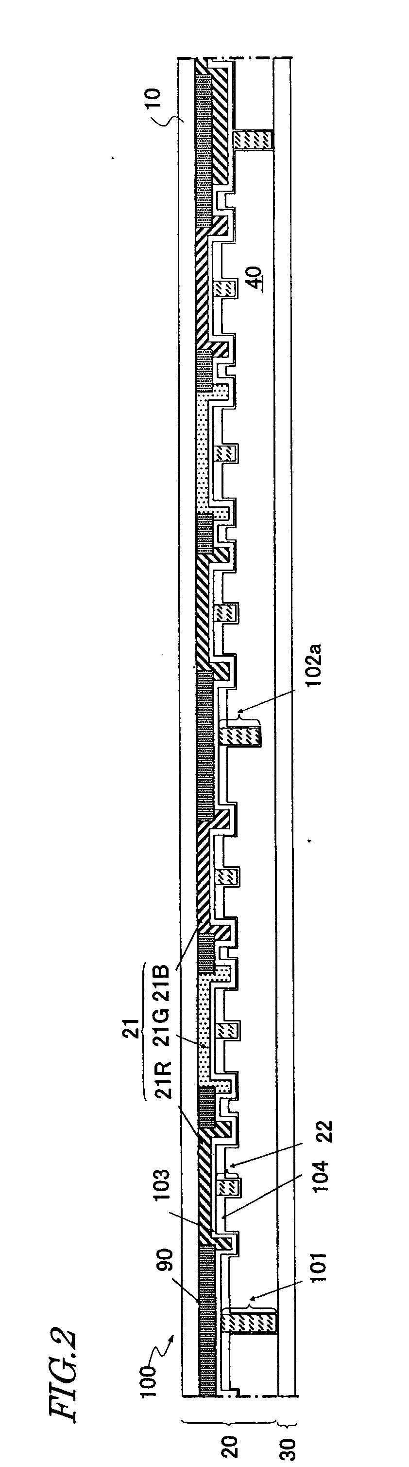 Color filter substrate and liquid crystal display panel equipped with same