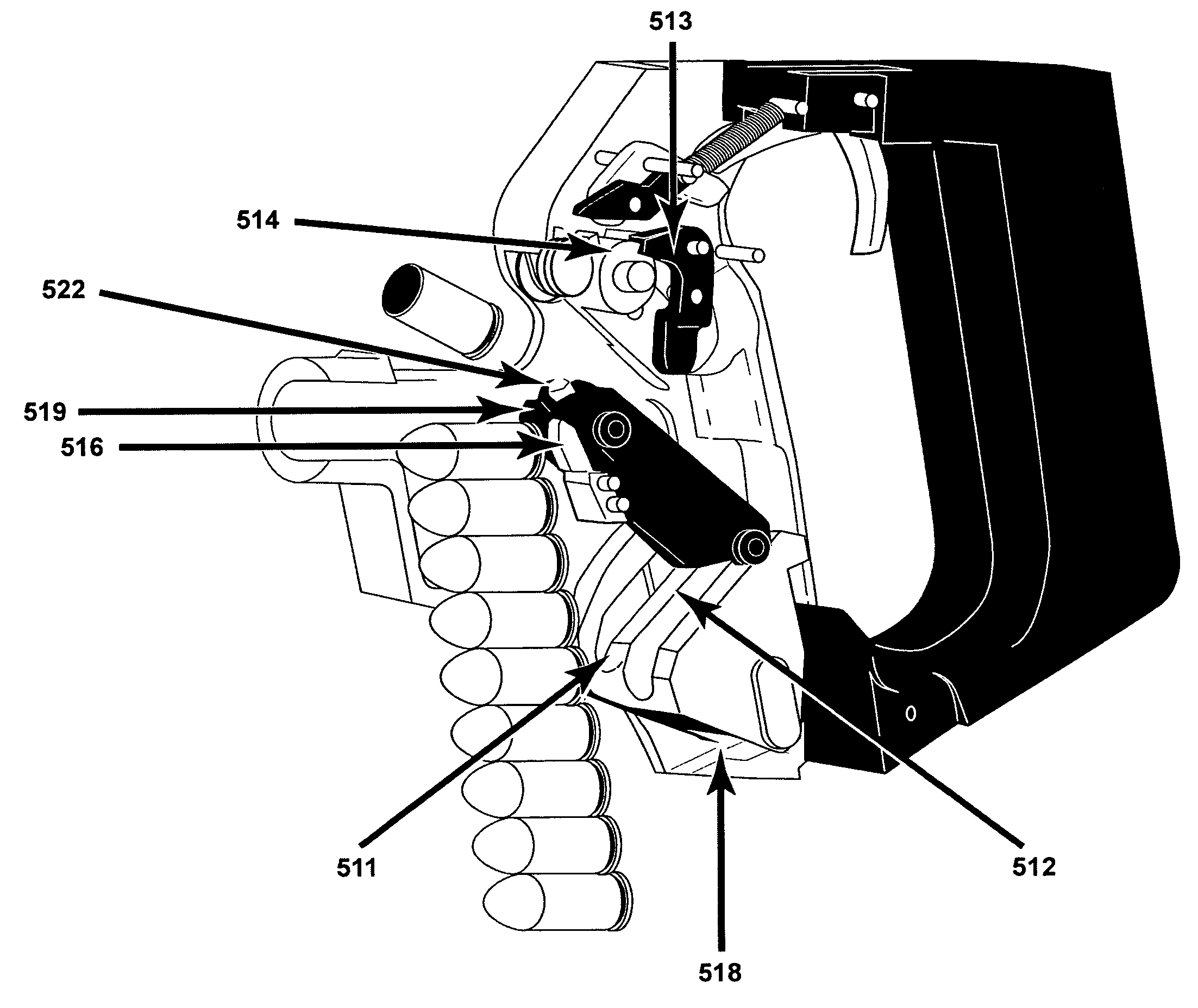 Firearm with enhanced recoil and control characteristics