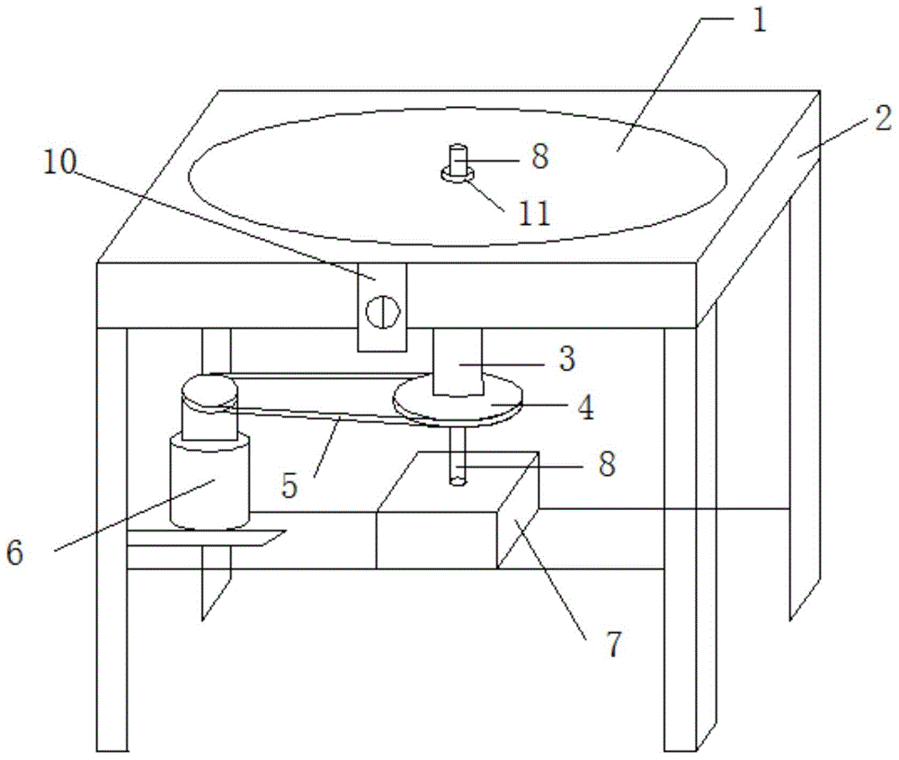 Movable rotating type steaming and frying pan device