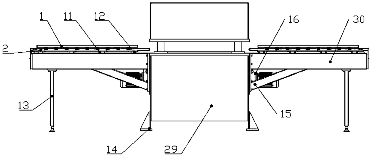 Sliding table feeding mechanism