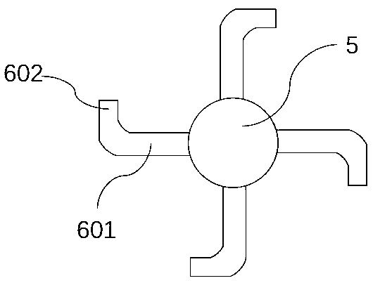 Molten iron blowing desulfurization device