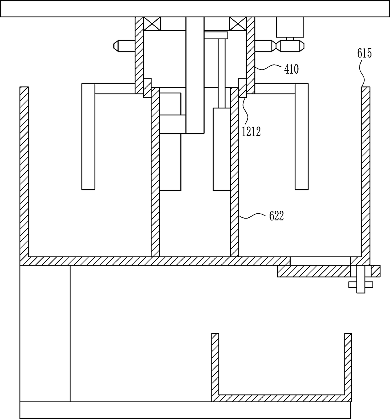 Paper pulp stirring and filtering device with multiple stirring modes