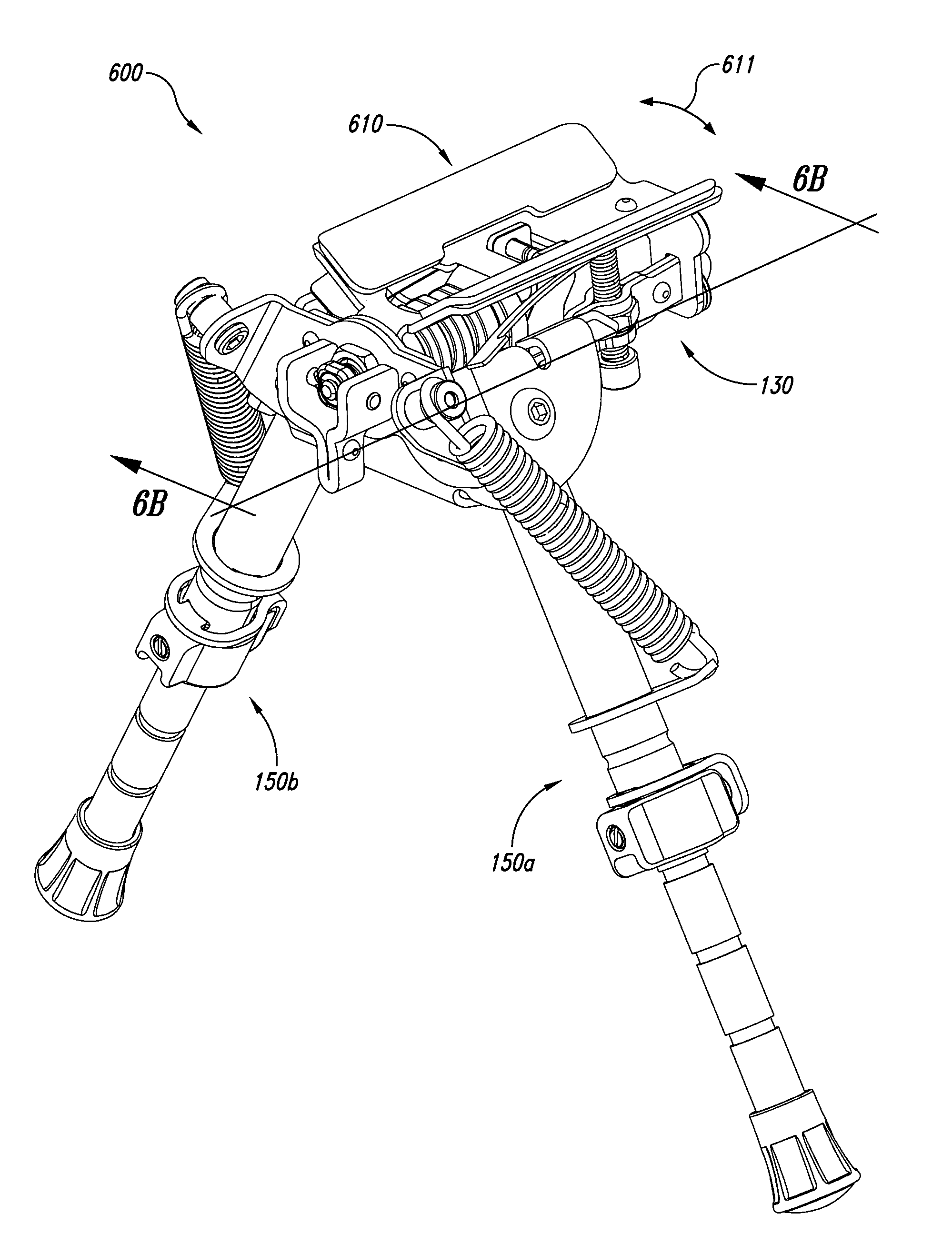 Adjustable firearm supports and associated methods of use and manufacture