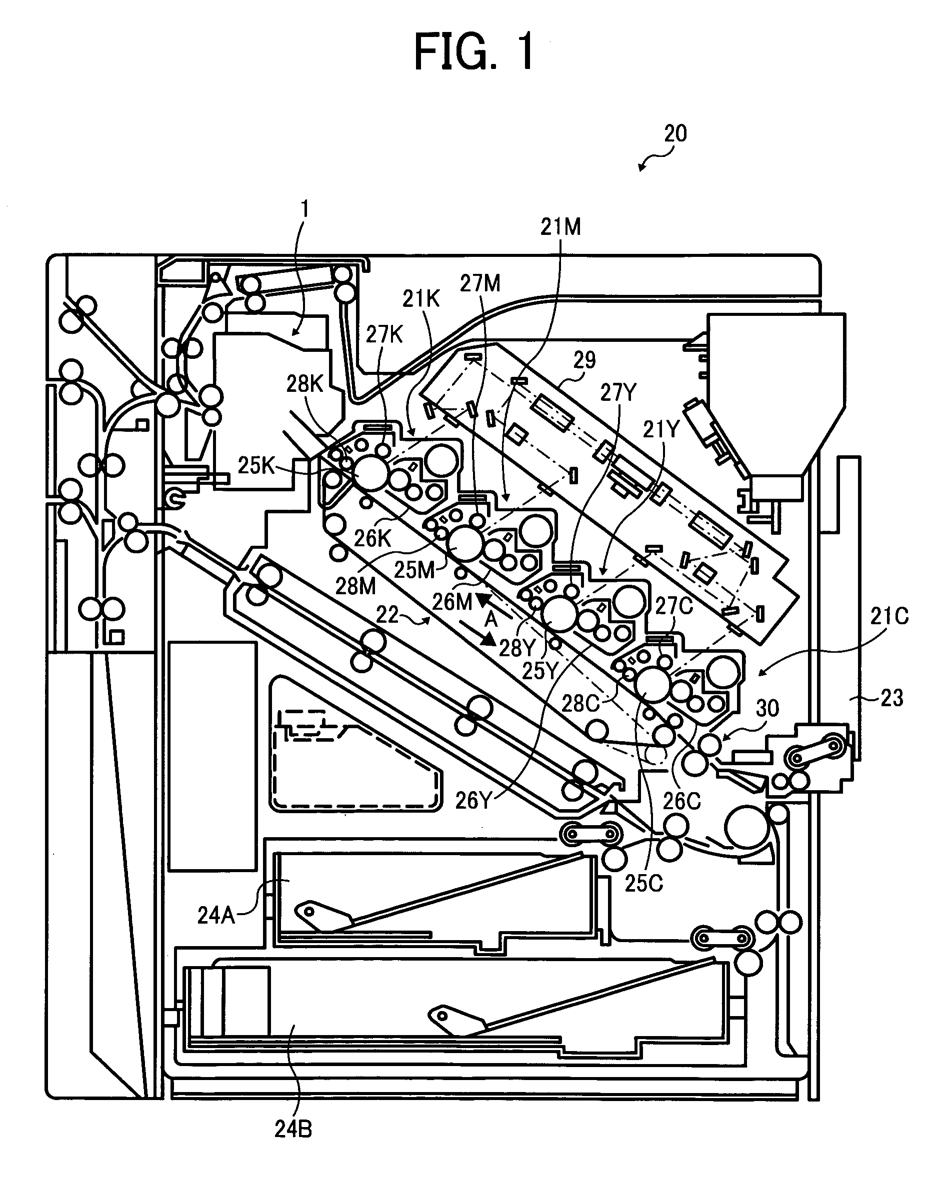 Fixing device, image forming apparatus including the fixing device, and fixing method