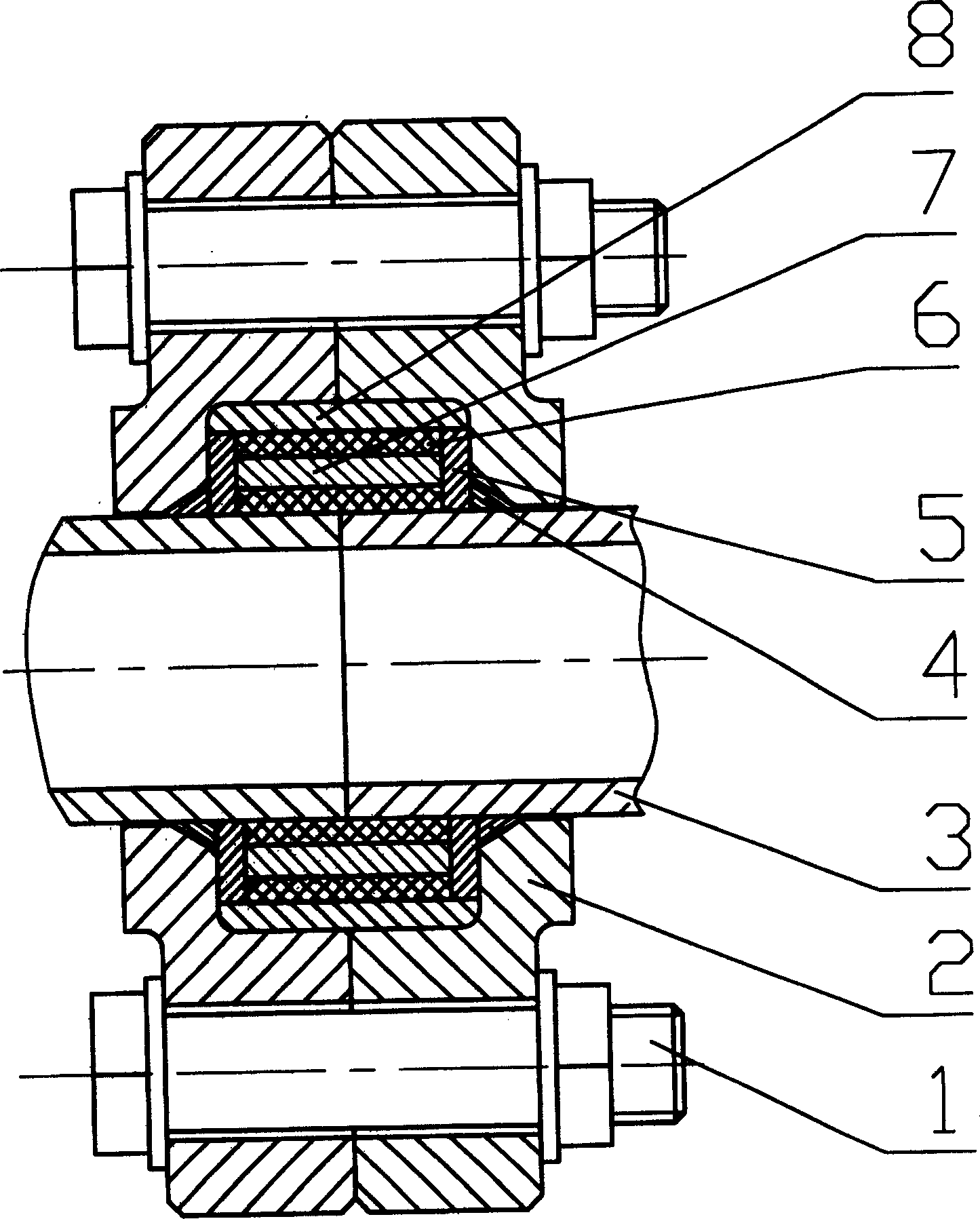 Fast connecting flange