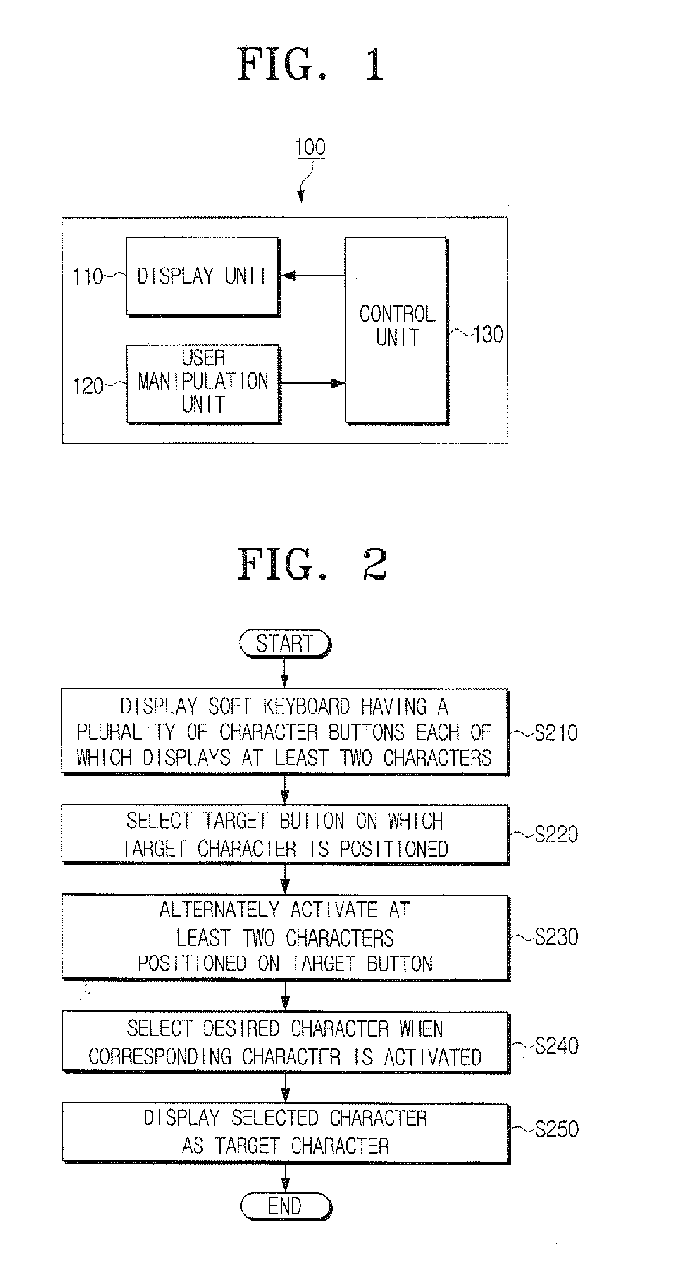 Remote control device, character input method and display device using soft keyboard
