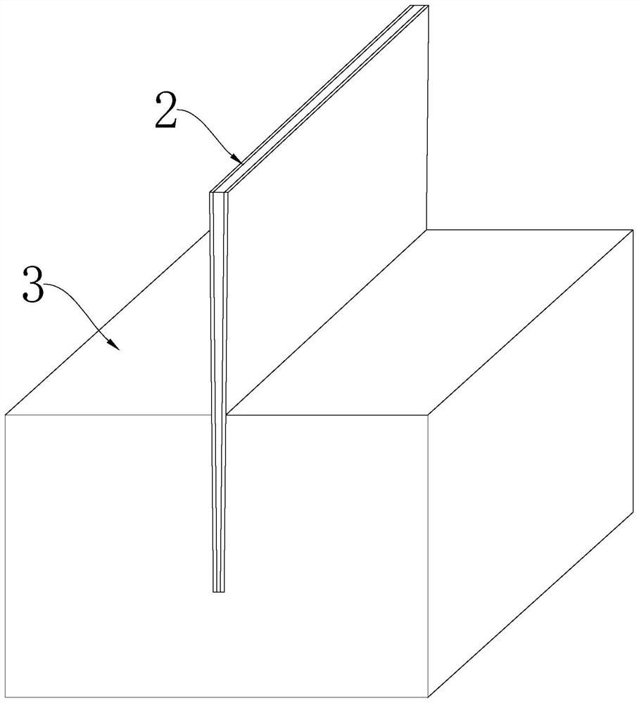 Mold for manufacturing crack of biological concrete sample and manufacturing method of crack