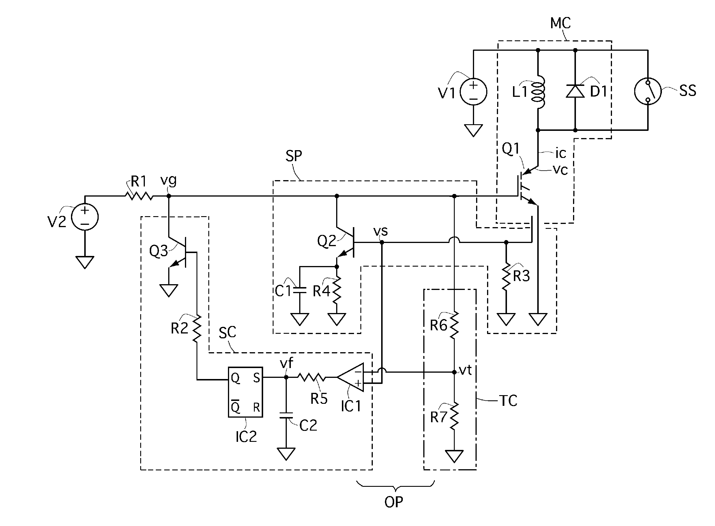 Semiconductor switching element drive circuit