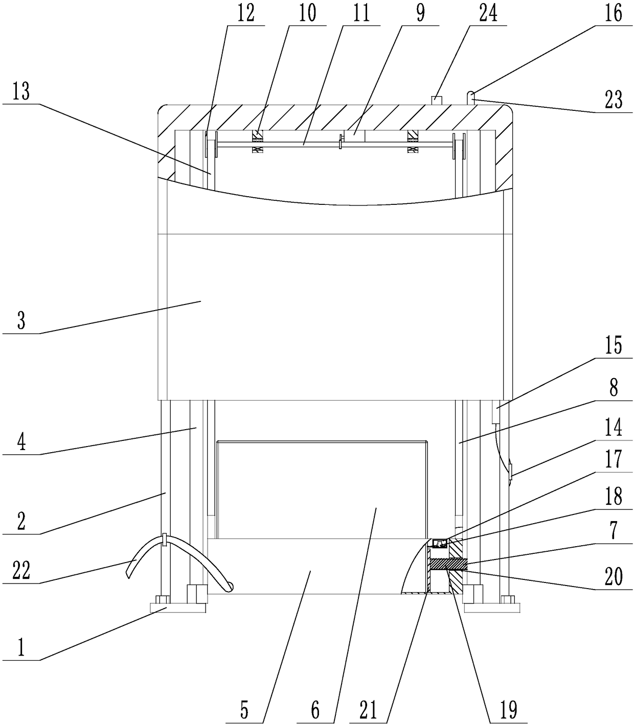 Safety protection device for electrical building construction