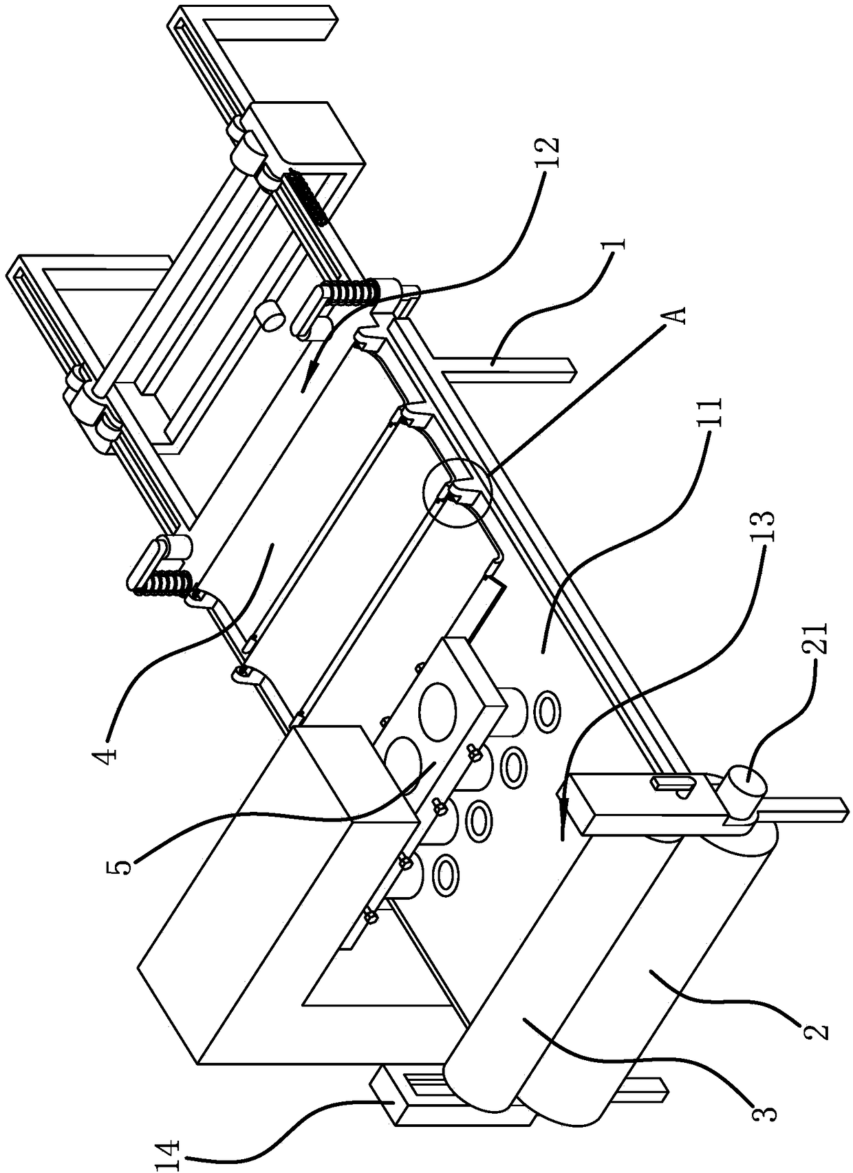 A high-precision stamping machine