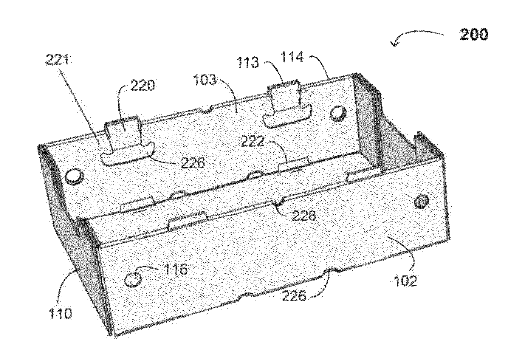 Stackable Container Blank, Stackable Container, and Method for Making the Same