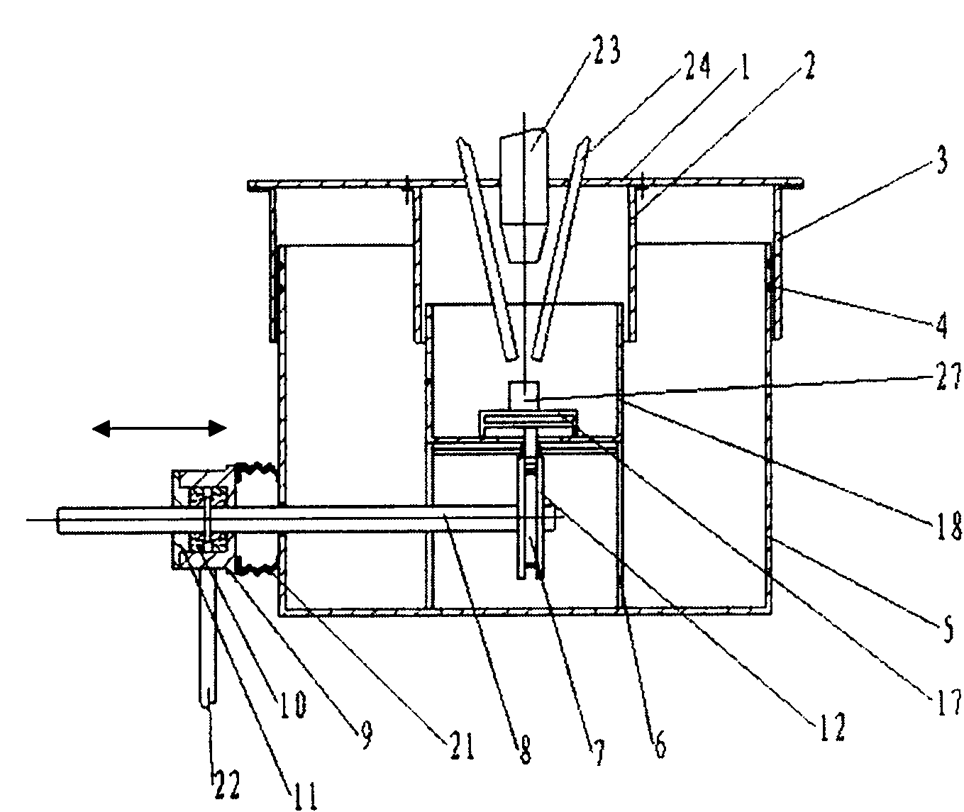 Box for preparing and forming laser material with controllable ambient temperature under inert atmosphere