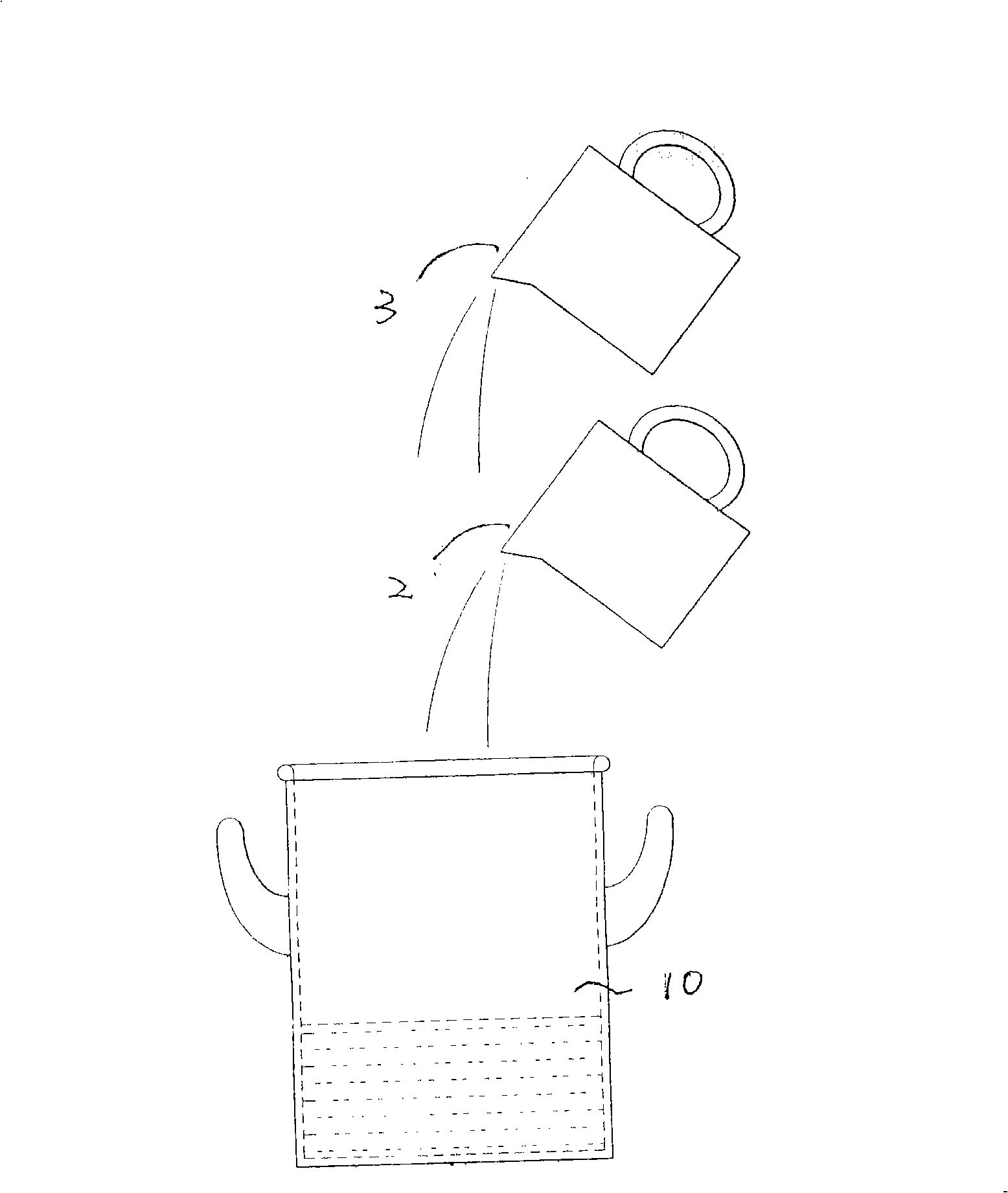 Method of preparing environment friendly foam cotton