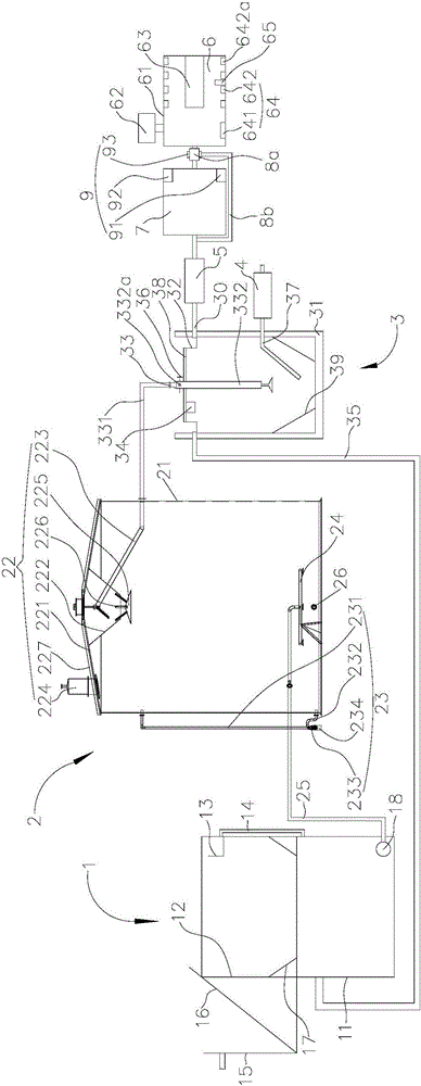 High-concentration colored sewage treatment system and method