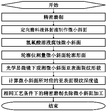 Plane optical element sub surface damage detecting method