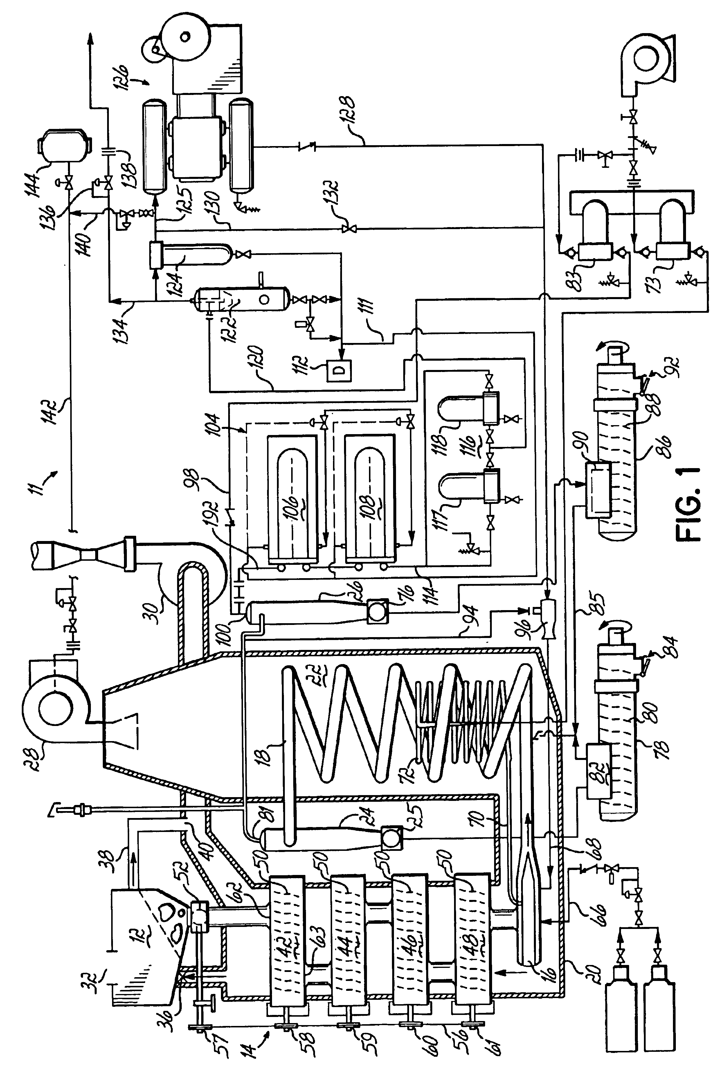 Method and apparatus for producing synthesis gas from carbonaceous materials