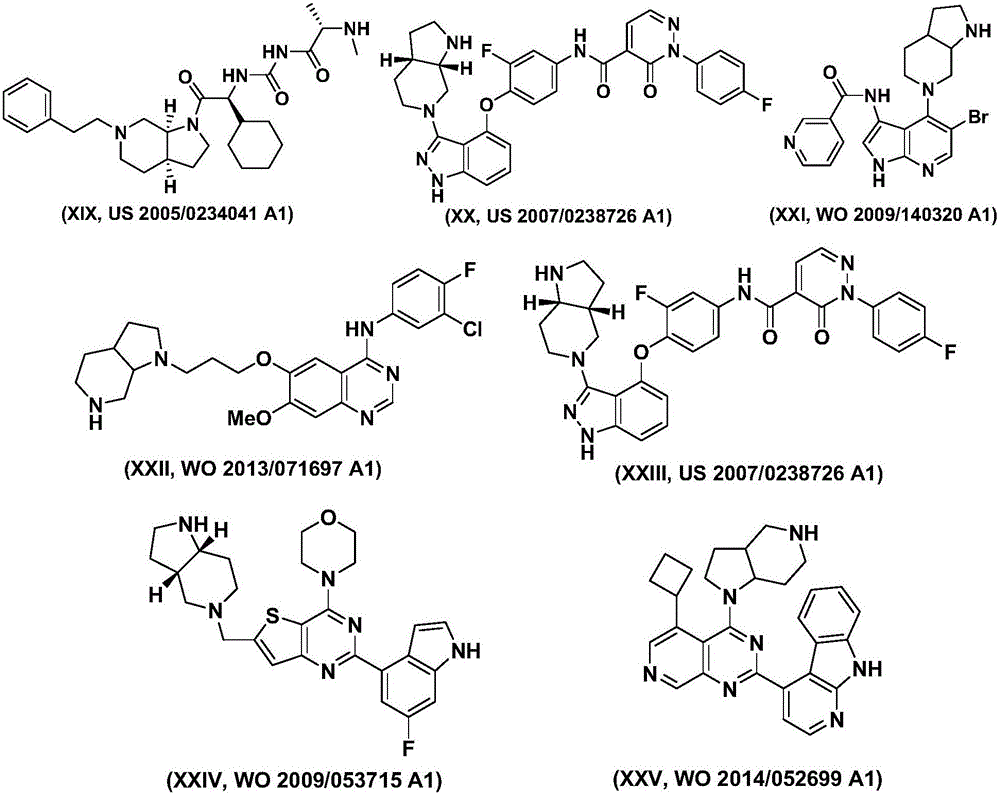 Octahydro-1h-pyrrolo[2,3-c]pyridine derivatives and octahydro-1h-pyrrolo[3,2-c]pyridine derivatives and preparation methods thereof