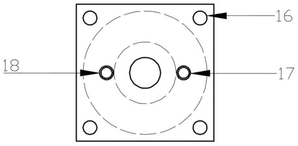 Forming device and method for precise subregional temperature control to realize tube end shrinking and thickening