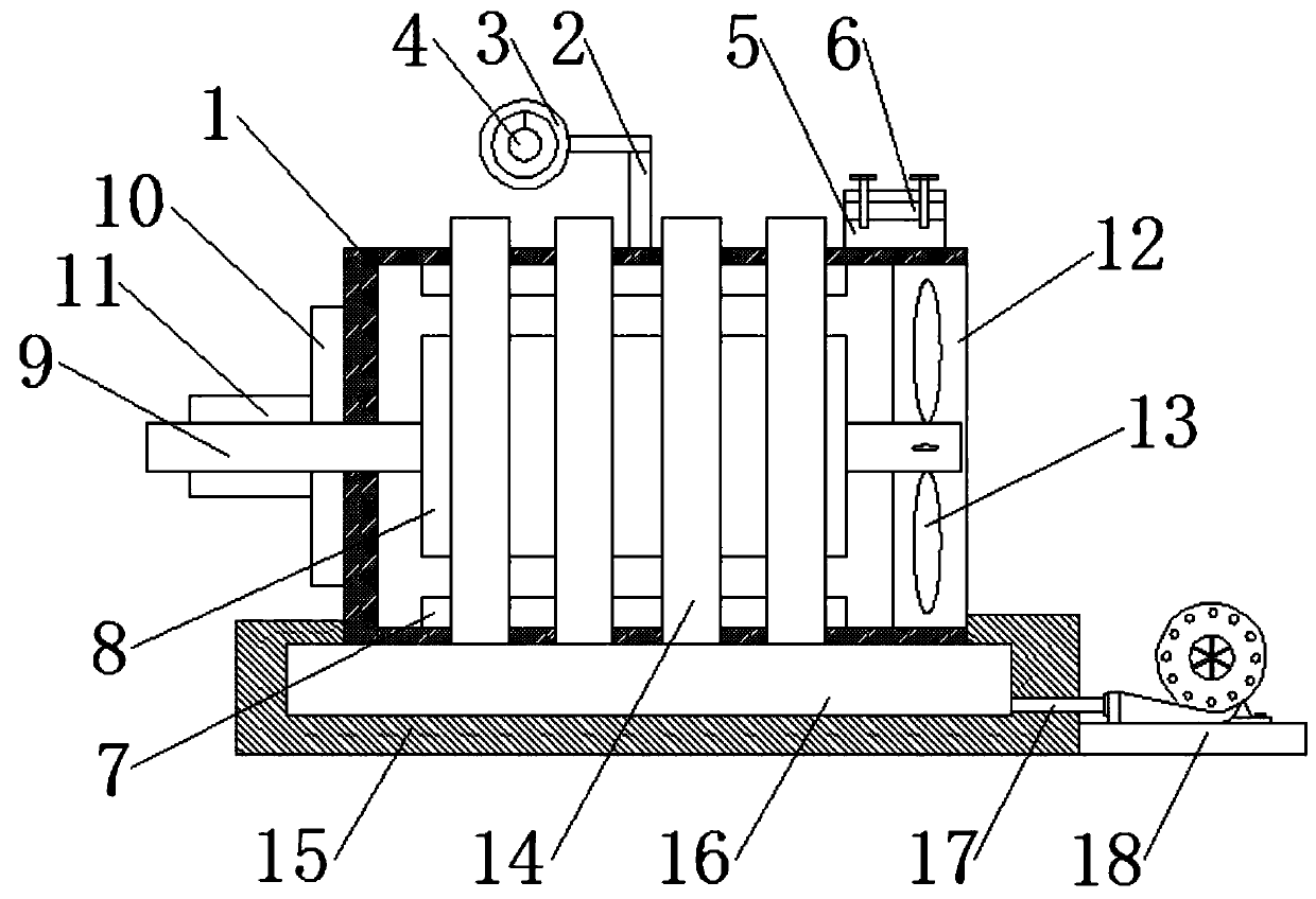 New energy vehicle motor with resonance elimination function