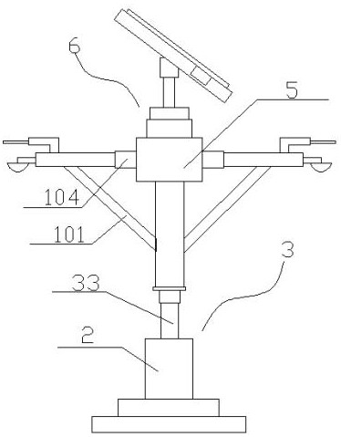 Solar street lamp induction device