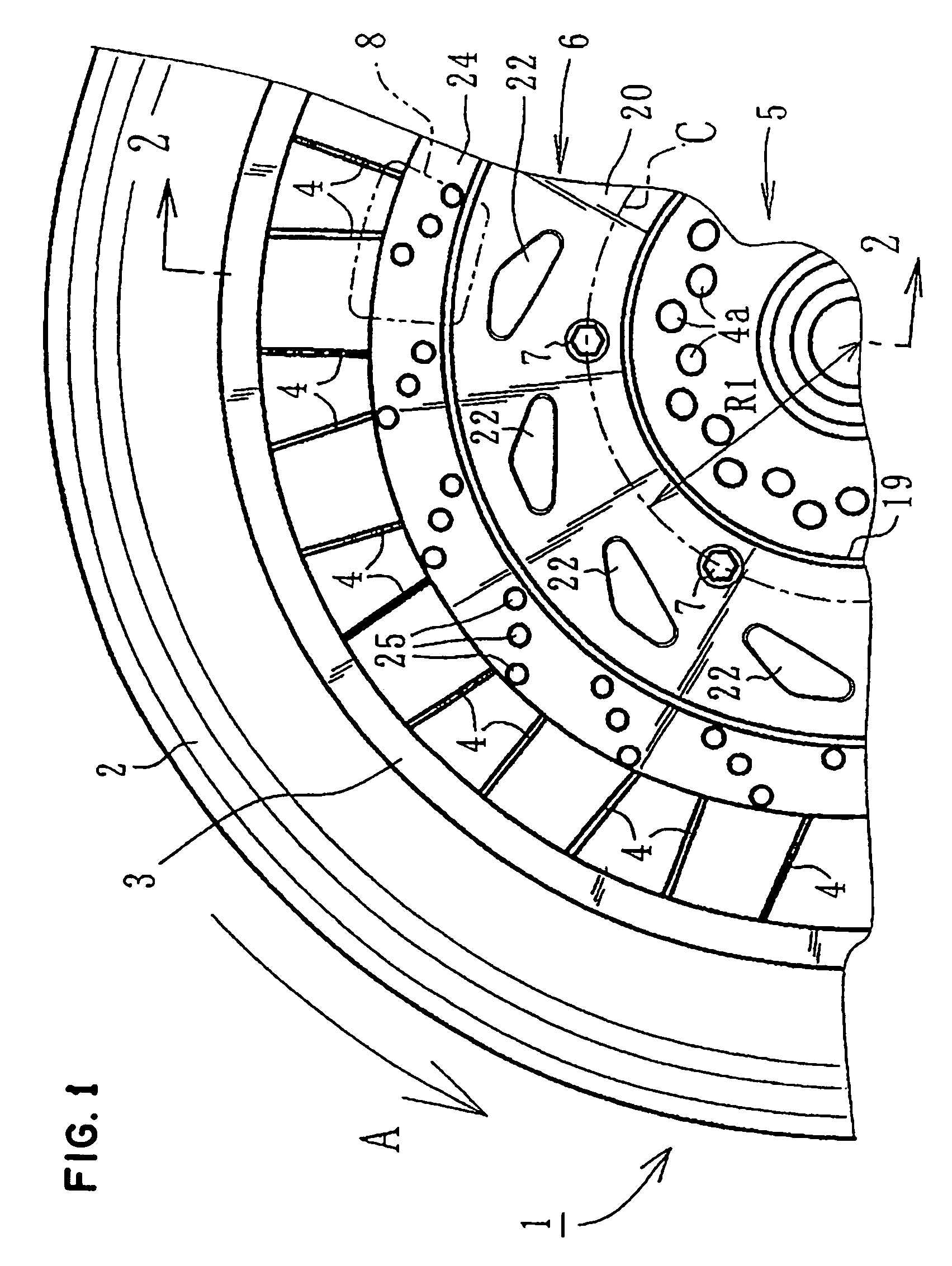 Disk brake device for vehicle