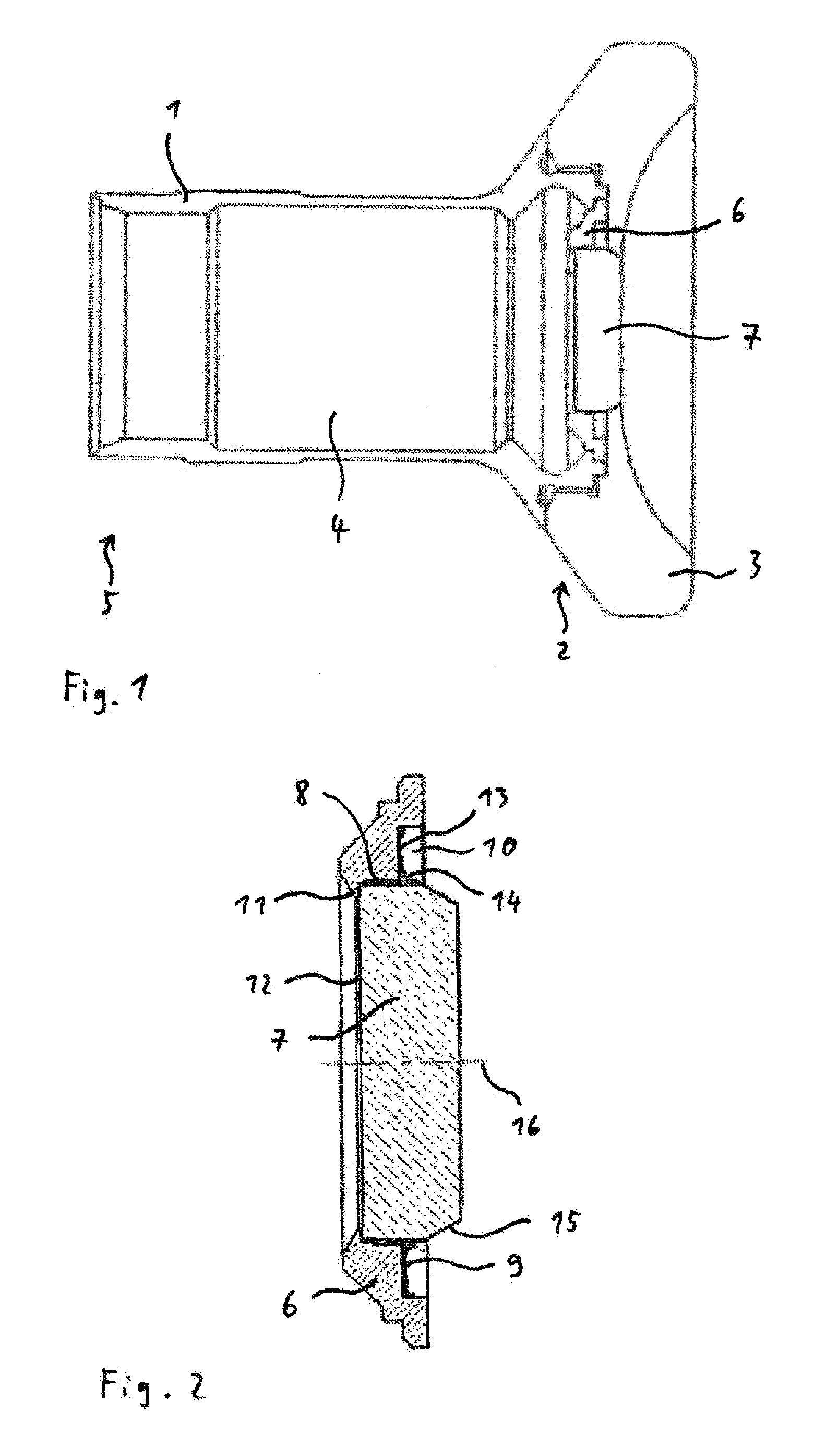 Method for assembling a cover glass in an endoscope and endoscope