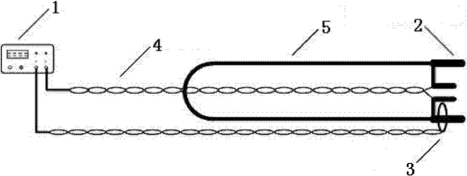 Device for detecting alternating-current resistance of high-pressure cable split conductor