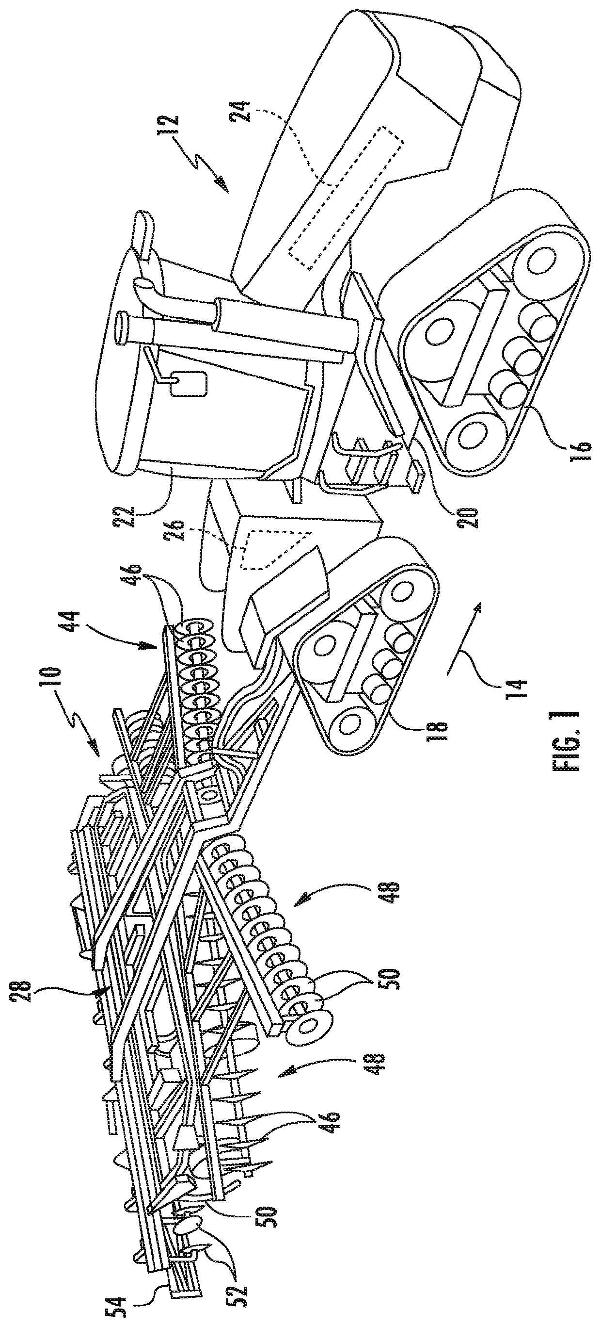 System and method for managing material accumulation relative to ground engaging tools of an agricultural implement