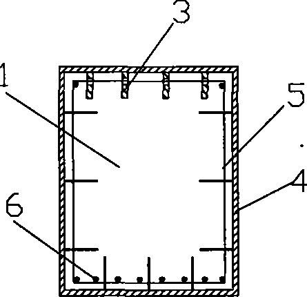 Reinforced concrete structure with steel plate reinforcement layer set on partial surface