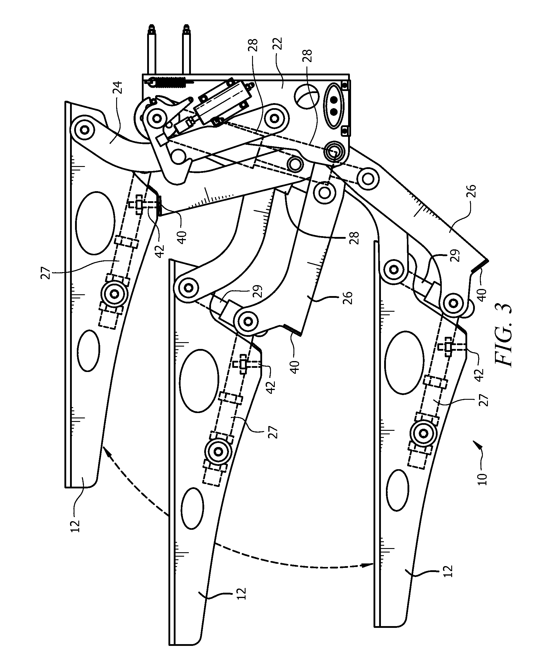 Lift mechanism for added stability for a swim platform of a boat