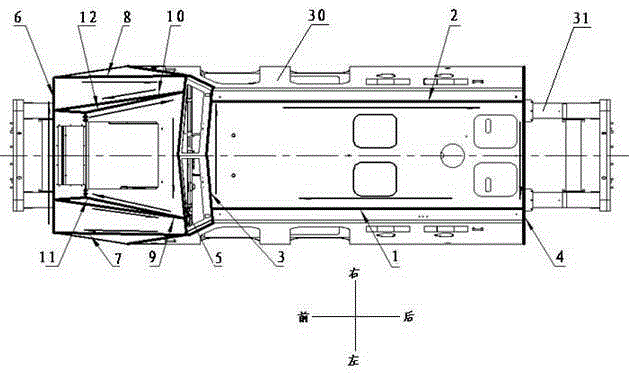 Welding method for reducing body deformation of armored car