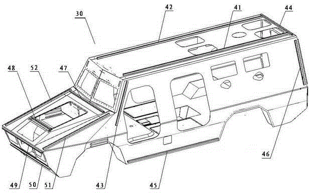Welding method for reducing body deformation of armored car