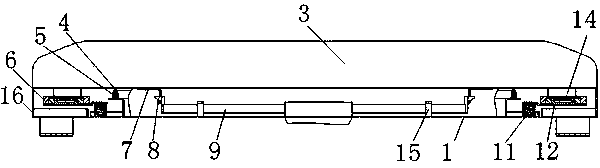 Side-pull door sealing structure in base station antenna
