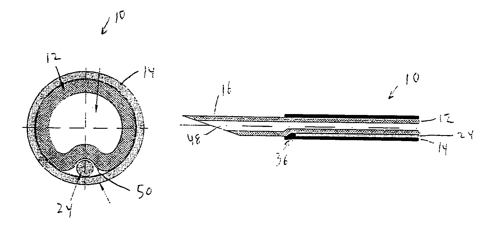 Hybrid cannula/electrode medical device and method