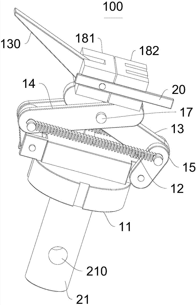 Clamp and clamping device