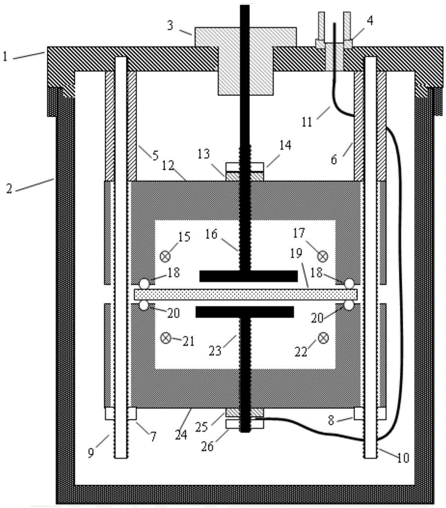 Transformer oil/paper insulation aging experimental device and method