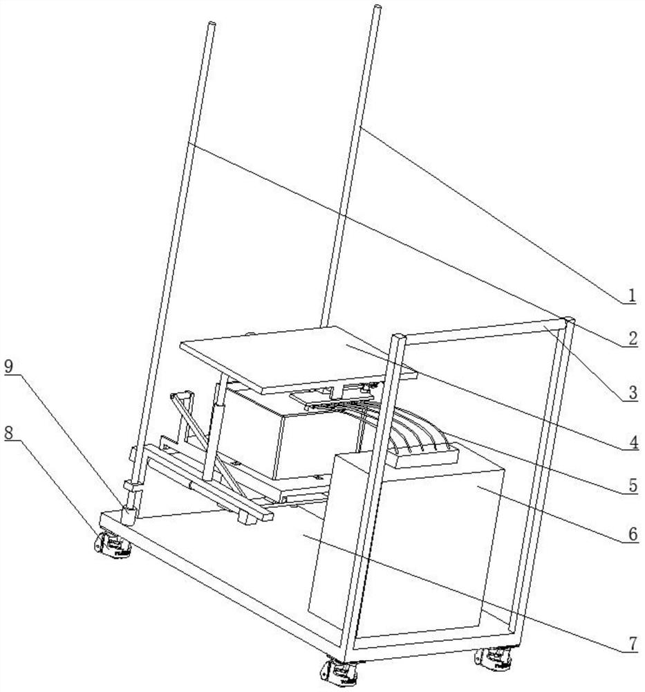 A kind of equipment for sticking wall bricks for building construction