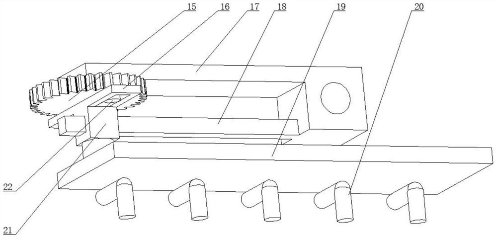 A kind of equipment for sticking wall bricks for building construction