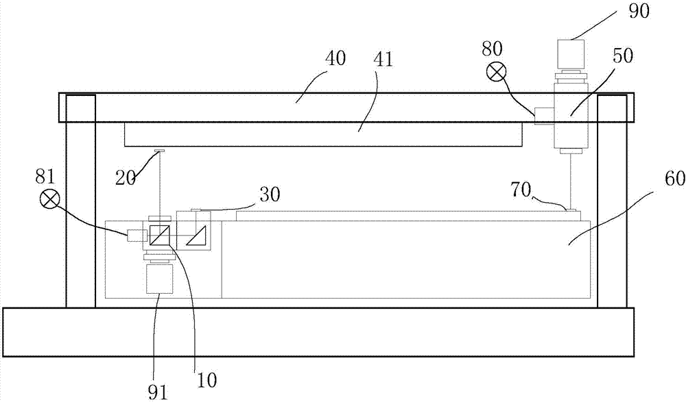 Double layer alignment device and double layer aligning method