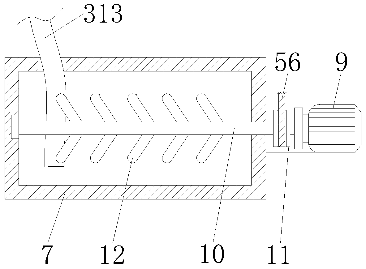 Whole outer surface spraying device for scaffold semi-finished product