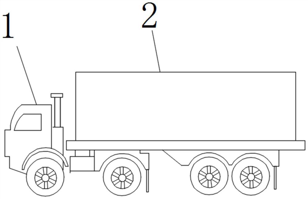 A weighing device for a transport vehicle